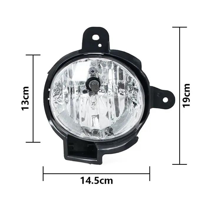 Phare antibrouillard avec ampoules pour Toyota Hilux, Vigo, MK6, 2008, 2009, 2010, 2011, feux de sau