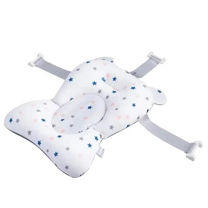 Oreiller de baignoire pour nouveau-né, antidérapant, doux et confortable, coussin de corps, siège de