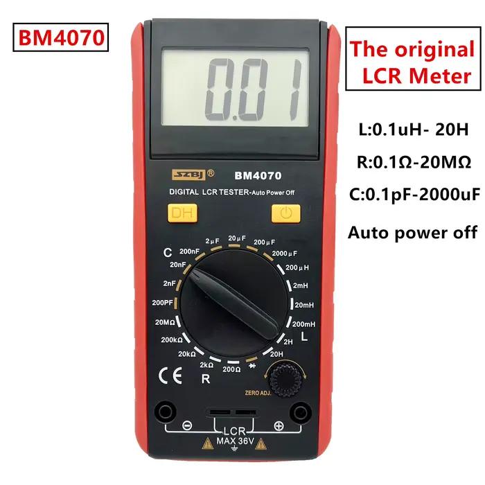 BM4070 LCR mètre LCR multimètre testeur numérique Inductance capacité résistance mètre avec écran LC