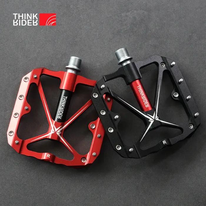 ThinkRider – pédales de vélo à 3 roulements scellés, pédales de vélo plates, vtt, route, vtt, access