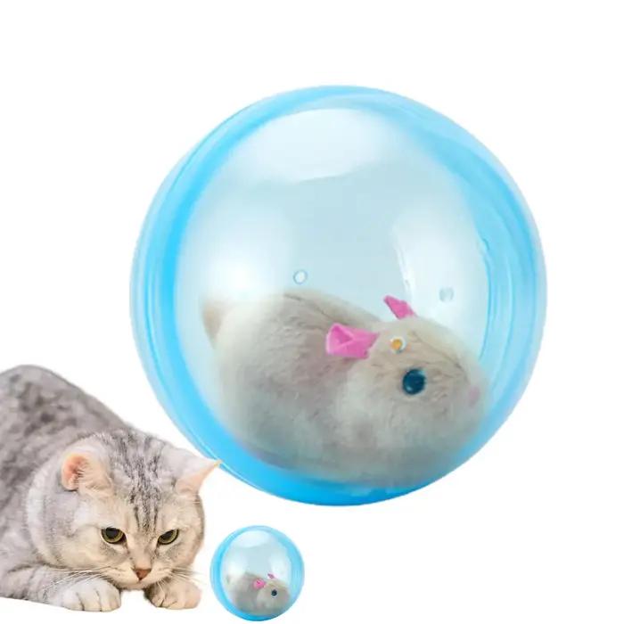 Jouet à bille roulante pour animaux de compagnie, activité et apprentissage pour chats, hamsters et chiens, jouet rotatif et mobile, usage intérieur et extérieur