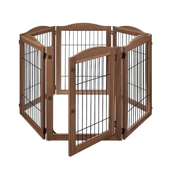 Clôture en bois pour animaux de compagnie