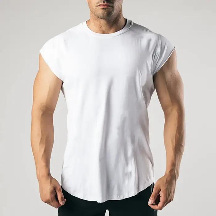T-shirt de sport en coton pour hommes respirant et décontracté pour musculation et fitness occasions spéciales