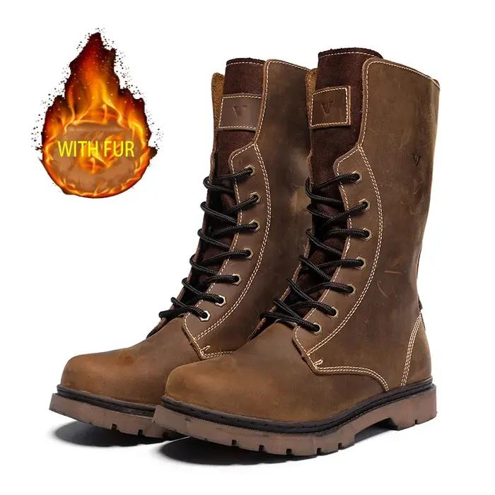 Bottes de randonnée en cuir pour hommes