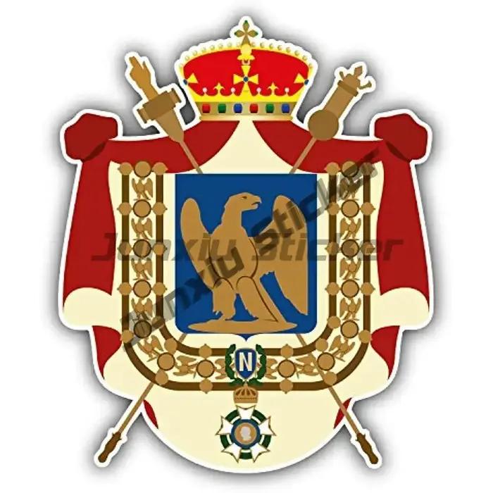 Autocollant blason de la France, décalcomanie de bouclier, forme française, sensation française avec