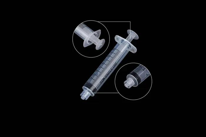 Seringues stériles jetables en plastique de 1 ml/3 ml/5 ml/10 ml, pour laboratoires scientifiques, a