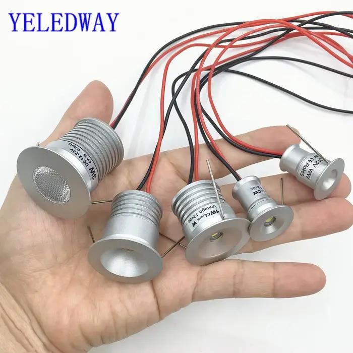 Mini Downlight LED d'intérieur 3W 1W, lumière encastrée à intensité variable, spot de plafond en alu