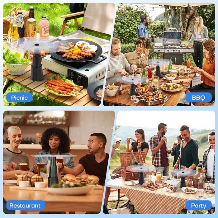 Éventails anti-mouches pour tables