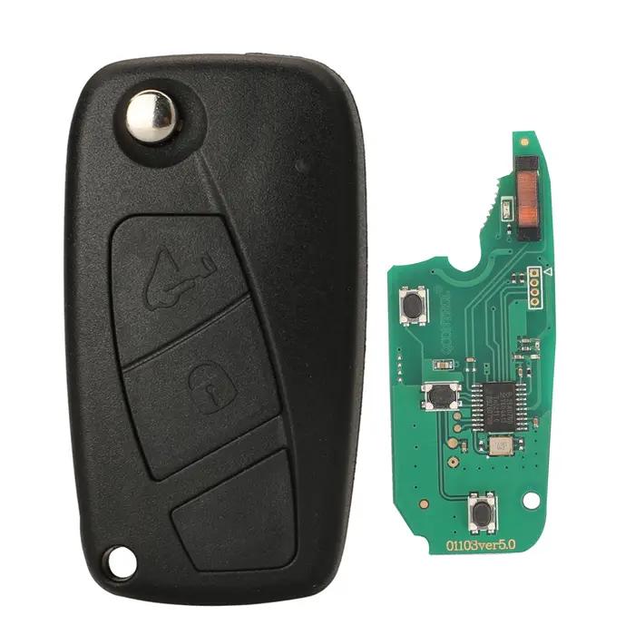 Jingyuqin clé de voiture pour FIAT doblo qubo 500 Punto Evo Grande fiorino pour Peugeot bipper citroën Nemo vauxhall