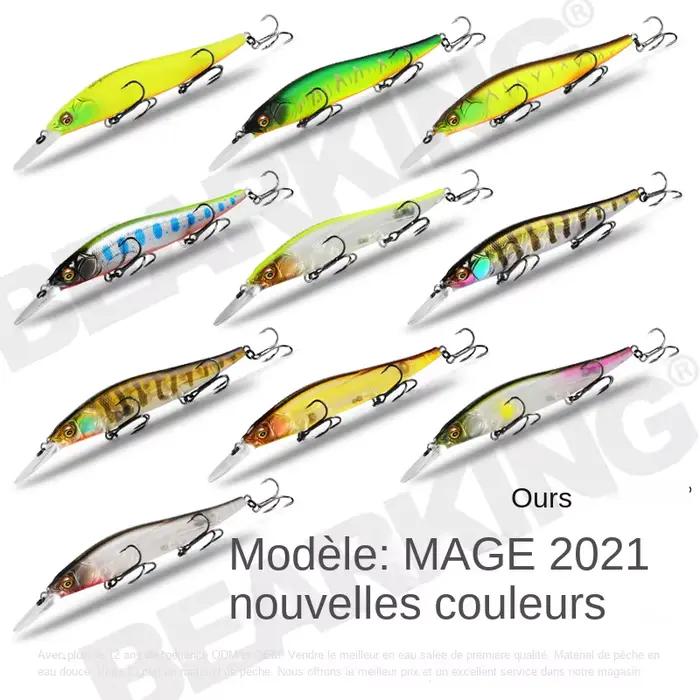 Bearking professionnel Wobbler 110mm 14g plongée 1.8m SP leurres de pêche appâts artificiels prédateur attirail jerkbait