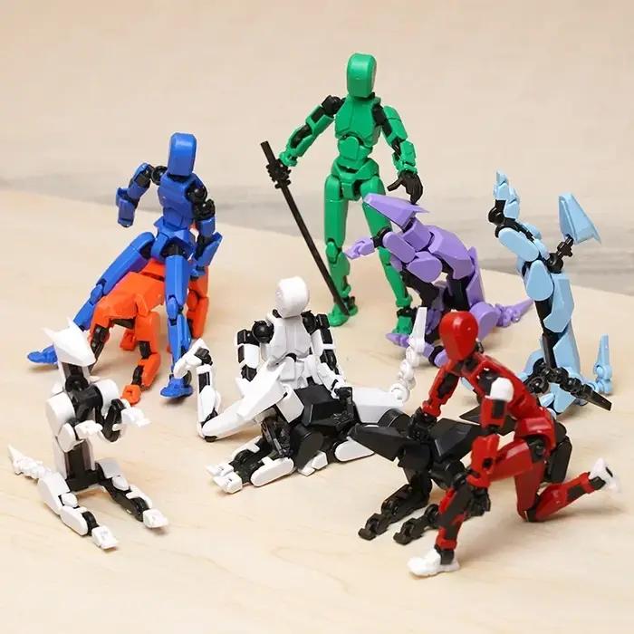2/3/9 pièces-marionnettes porte-bonheur 13 poupée, modèles de Robot à combinaisons de style multiple