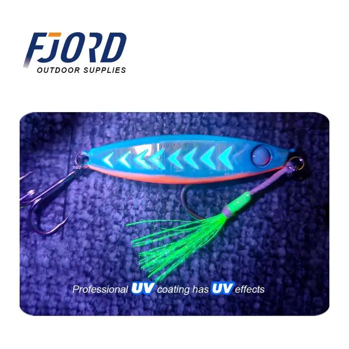 FJORD hochet métal gabarit leurre de pêche 40g 60g 80g veilleuse gabarits rivage coulée Swimbait nou