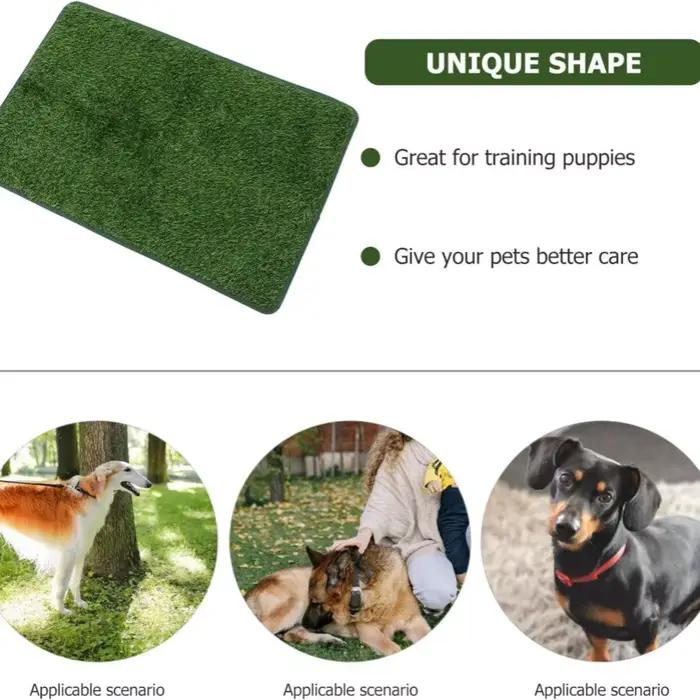 Tapis d'herbe artificielle lavable ultime pour chien - Réutilisable