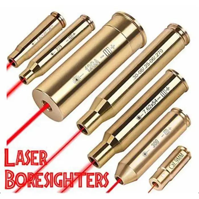 Objectif Laser tactique 9mm.22 22LR.177, calibre 12GA.223 223rem.308 5.45x39 9x19mm, capuchons à pression