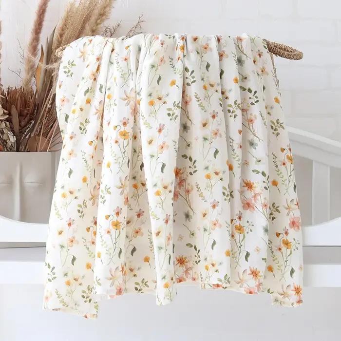 Couverture Douce en Coton et Bambou pour Bébé