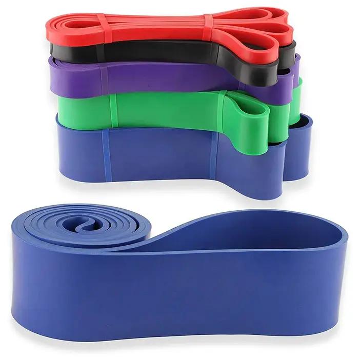 1 pièces Fitness bande élastique Tpe bande de résistance Yoga assistance bande de Tension Latex cord