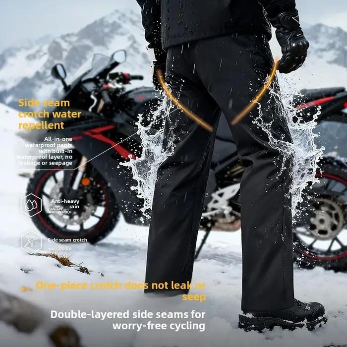 Ensemble de pluie deux pièces pour motard