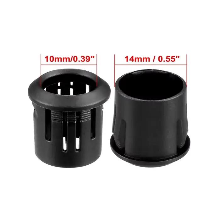 Bases de lampe en plastique noir, 3mm/5mm/8mm/10mm, support de Diode LED, Clip noir, montage de pris