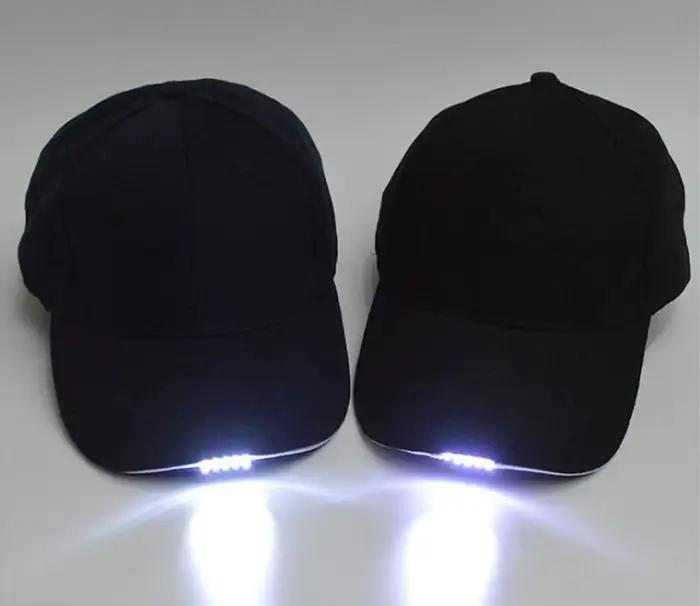 Casquette de chasse avec éclairage LED intégré - 5 lumières puissantes pour vision nocturne