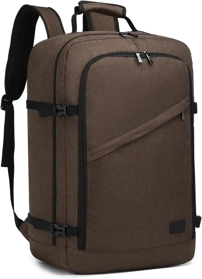 Sac à dos de voyage KONO 38L homologué pour le transport aérien, 55x35x20cm, sac à main multifonctio