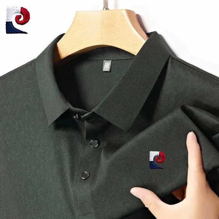 PIERRE CARDIN nouvel été haute qualité Camouflage à manches courtes Polo hommes mode et décontracté polyvalent haut