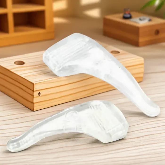 5 paires de crochets d'oreille pour lunettes en Silicone