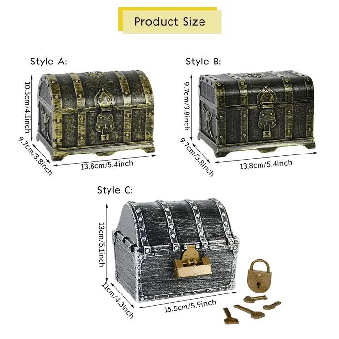 Boîte de rangement rétro pour bijoux