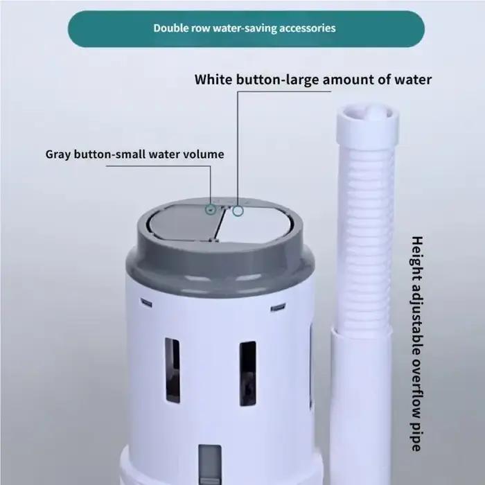 Ensemble de remplacement réservoir toilette avec vannes vidange remplissage pour économie d'eau et entretien facile occasions spéciales