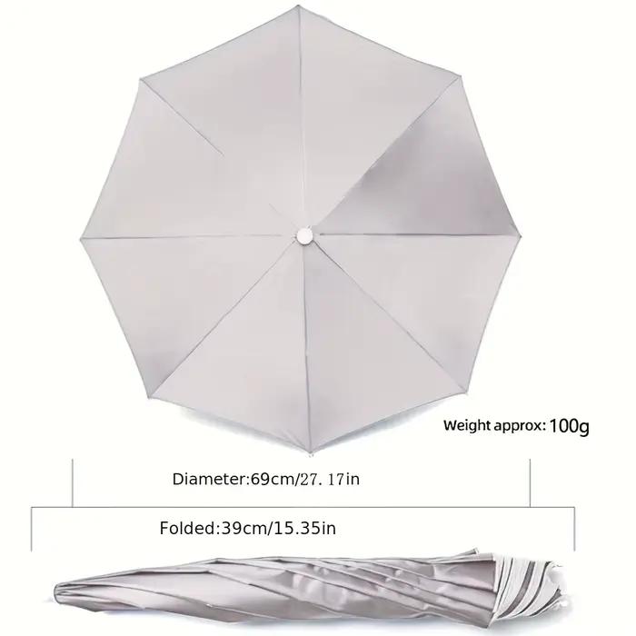 Chapeau parapluie mains libres pour activités de plein air - Protection UV