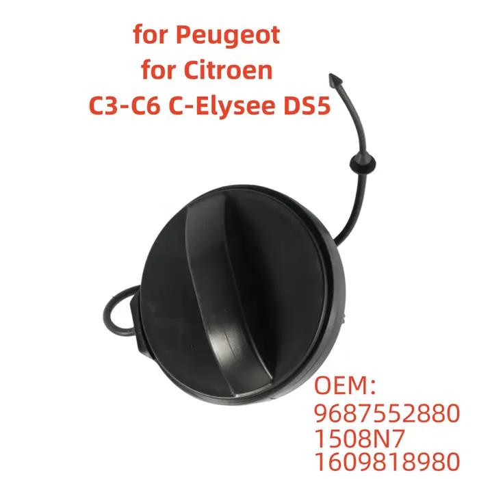 9687552880 Couvercle de bouchon de réservoir d'huile et de carburant de voiture, pour Peugeot et c