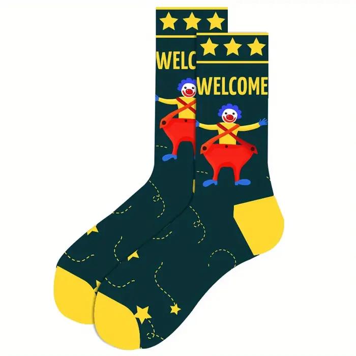 Chaussettes longues pour homme imprimées outils - Design personnalisé unique et original pour style décalé
