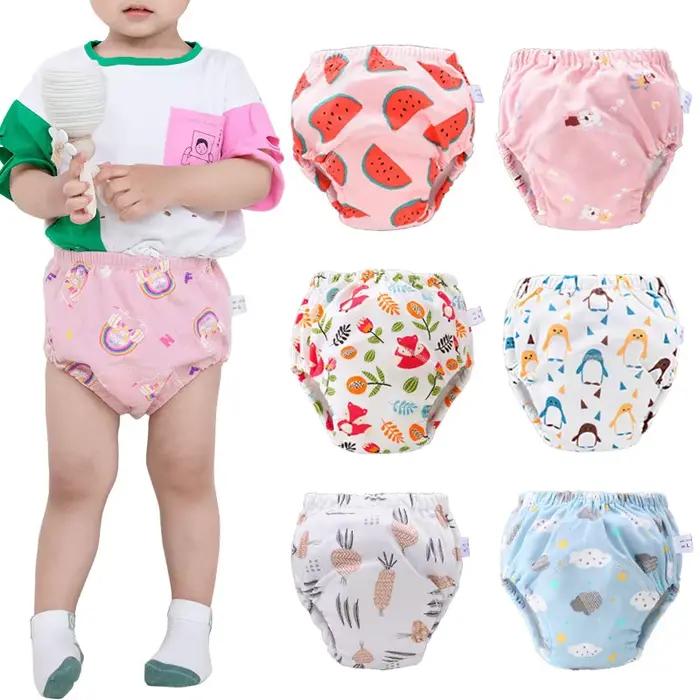 Couches-Culottes Réutilisables Pour Bébé En Coton Multicolore Taille S, M, L Apprendre La Propreté Écologique Occasions Spéciales Pour Enfants