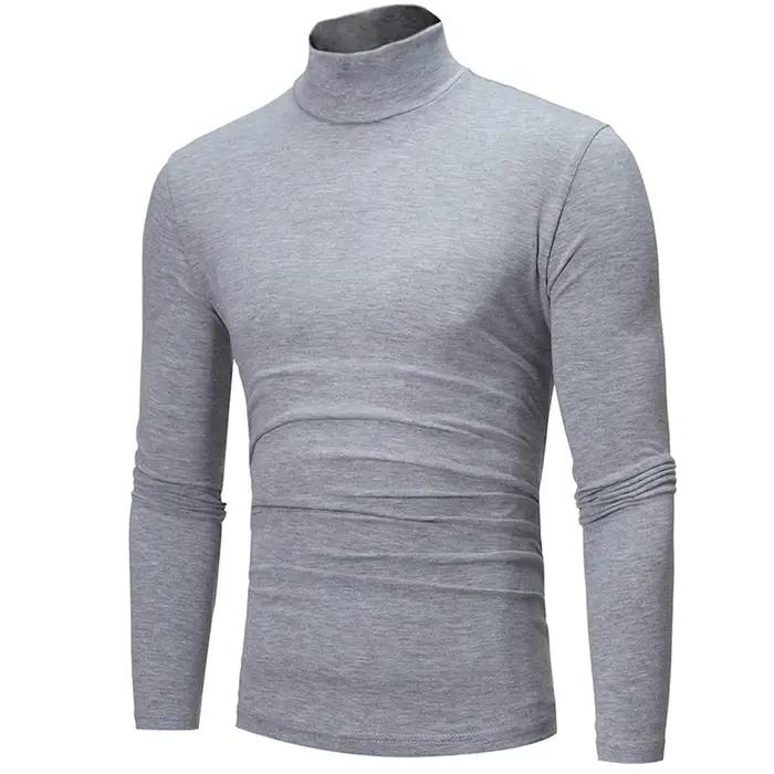 Sous-vêtements thermiques à col haut pour hommes