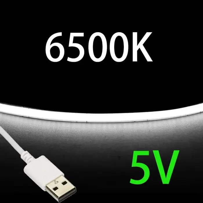 Bande lumineuse LED COB USB 5V
