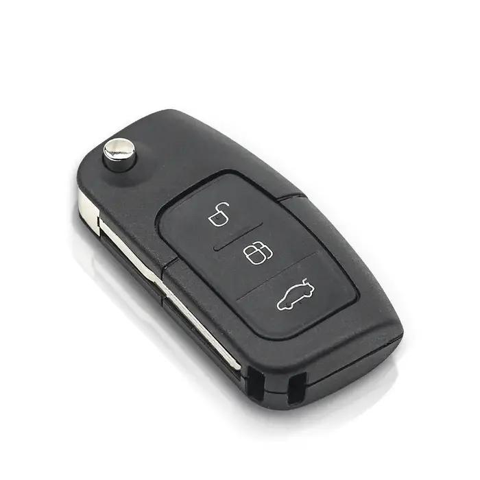 EllYYOU-Clé télécommande pliable à 3 boutons, 433MHz, 4D63, 40 bits, 80 bits, pour Ford Focus Fi.C.