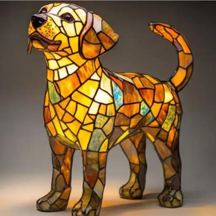 Nouvelle série de lampes de nuit LED en résine pour chiens