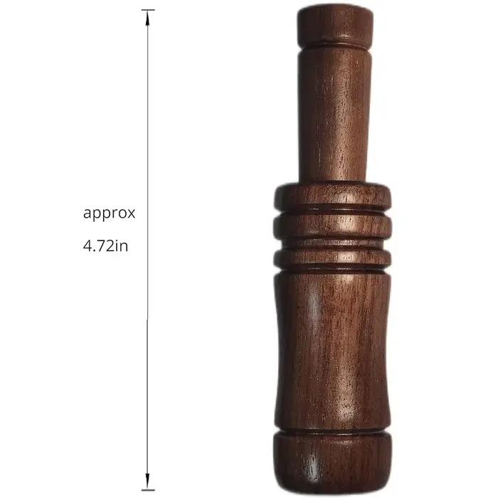 Sifflet de Chasse Leurre en Bois YTYIN Appel d'Oiseau Canard Chêne Brun Accessoire de Chasse pour Amateurs de Nature Occasions Spéciales