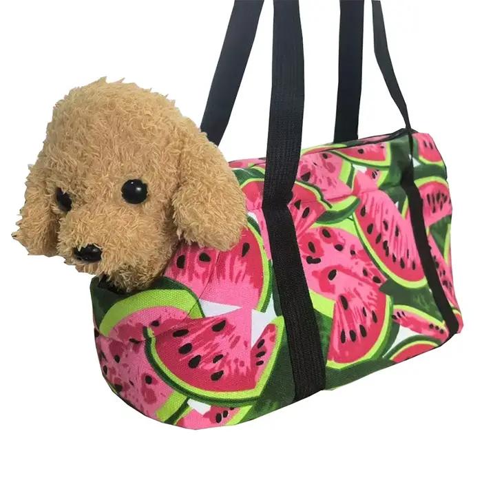 Porte-chien pour petits chiens chats Portable côté souple Yorkshire sac à dos hiver polaire chiot sac à main carlin animal de compagnie voyage sac de Transport
