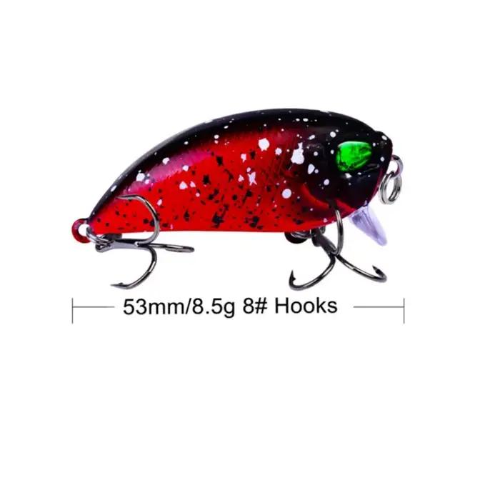1 pièces leurre de pêche manivelle 5 cm 7.2g manivelle flottante Wobbler Isca bar artificiel brochet