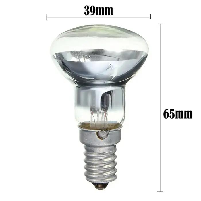 Lampe à lave de rechange E14 R39 30W, budgétaire à visser, ampoule à réflecteur clair, ampoules ines