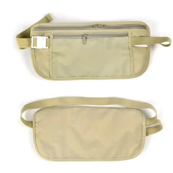 Sac de poitrine secret en polyester robuste pour portefeuille et passeport, pratique et sécurisé pour femmes et hommes lors de voyages et activités extérieures