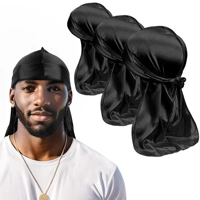 Unisexe longue soyeuse Durag
