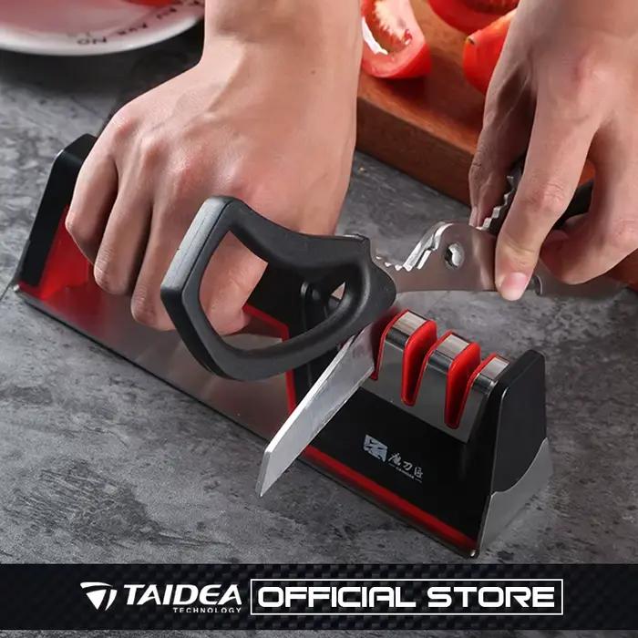 Système d'affûtage professionnel pour couteaux de cuisine GRINDER, en carbure et céramique, machine à affûter les couteaux TAIDEA