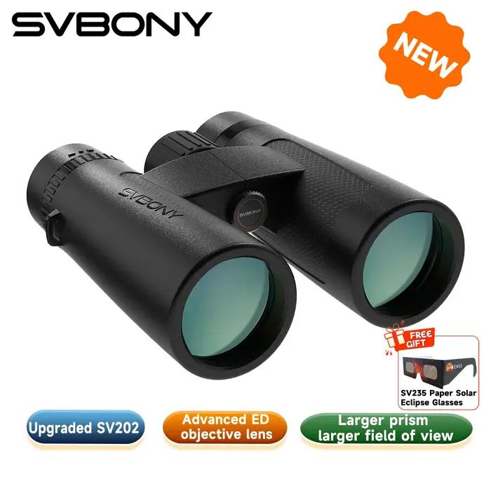 Jumelles SVBONY SV202 ED grand angle 8x32/8x42/10x42 - Prisme BAK4