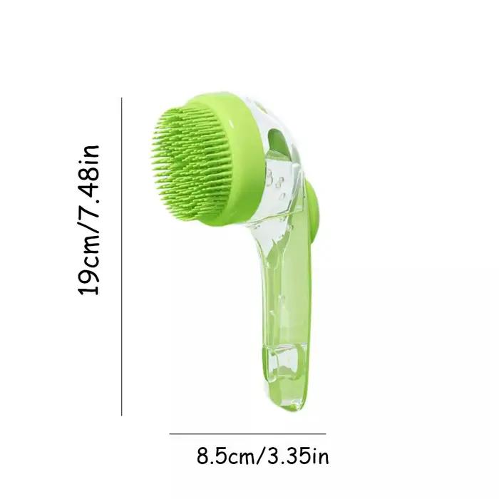 Brosse de massage pour le bain des petits chiens et chats