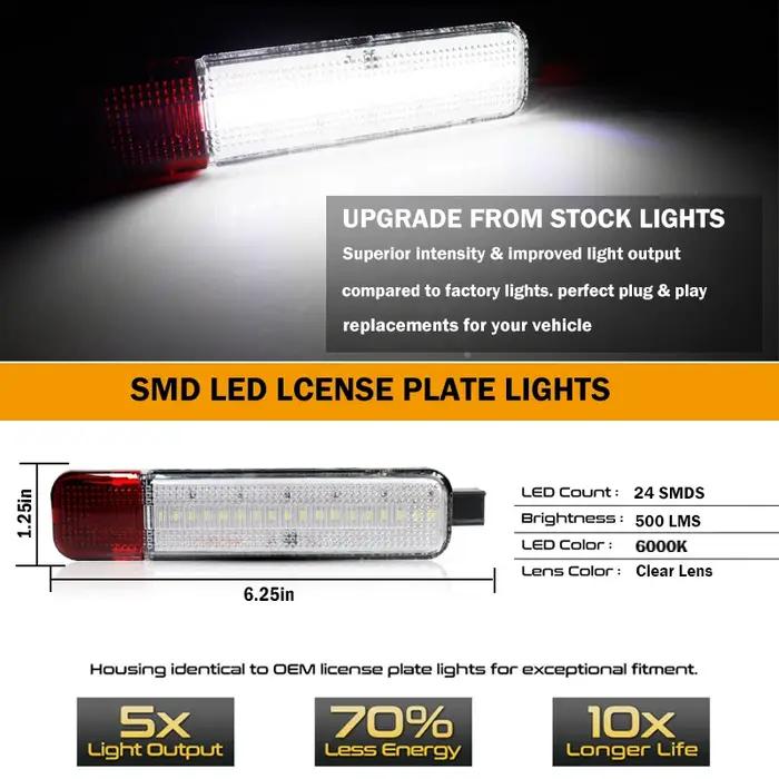 Lampes de courtoisie LED pour panneaux de porte de voiture, pour Chevrolet Silverado Suburban Avalan