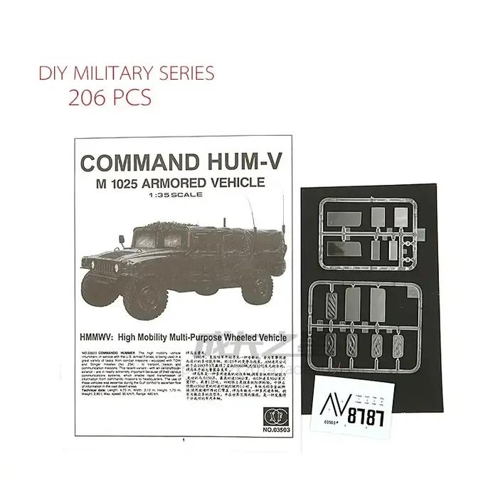 Kit de Modèle à Assembler Hummer Camion Blindé Transporteur d'Assaut SUV Grapman 14 Ans et Plus Occasions Spéciales