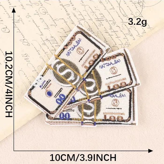 Argent fer sur patchs pour vêtements concepteur feu bricolage brodé thermoadhésif Mochila thermique Parches Rock coudre