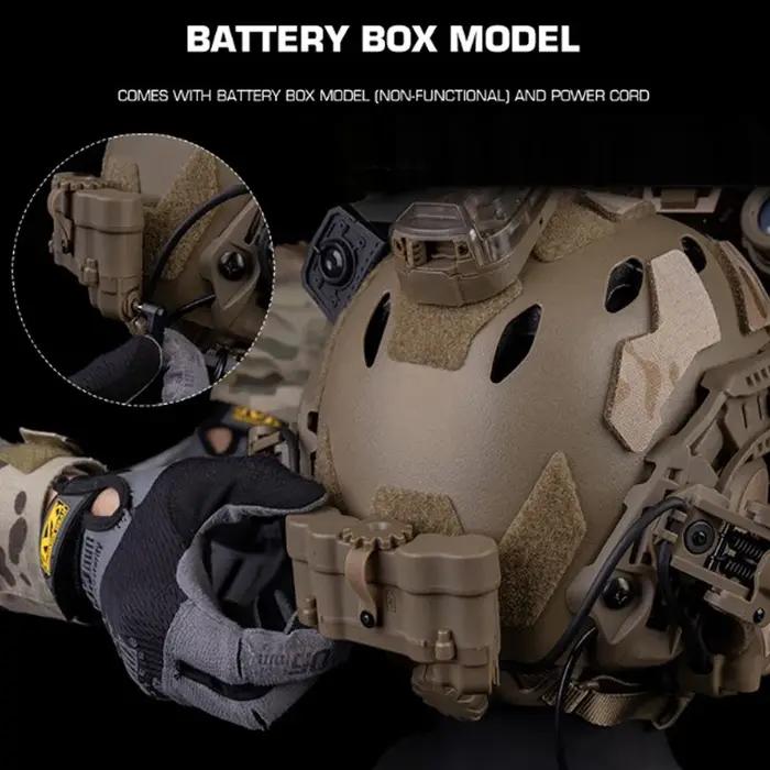 Jumelles tactiques GPNVG-18 vision nocturne factice pour cosplay airsoft et décoration de casque