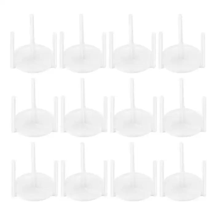 Supports de sauvegarde de pizza empilables en plastique blanc pour pizzas et tartes pour pizzerias restaurants cafés et cuisine à domicile occasions spéciales